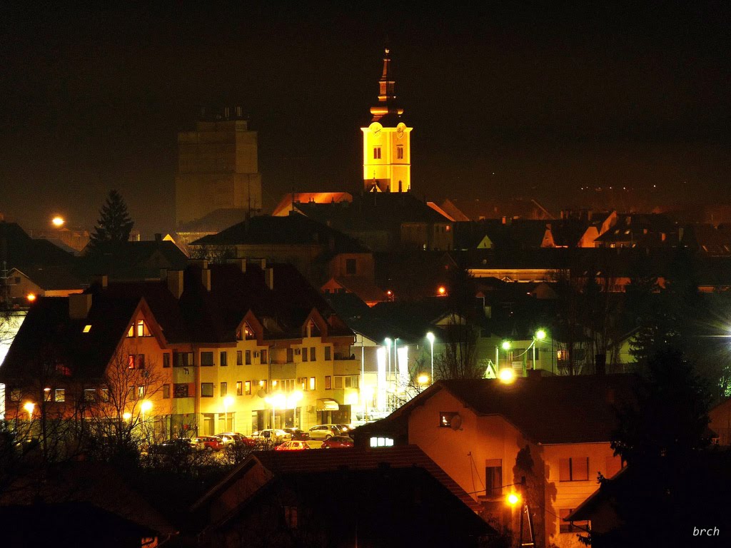 Church at night by brch