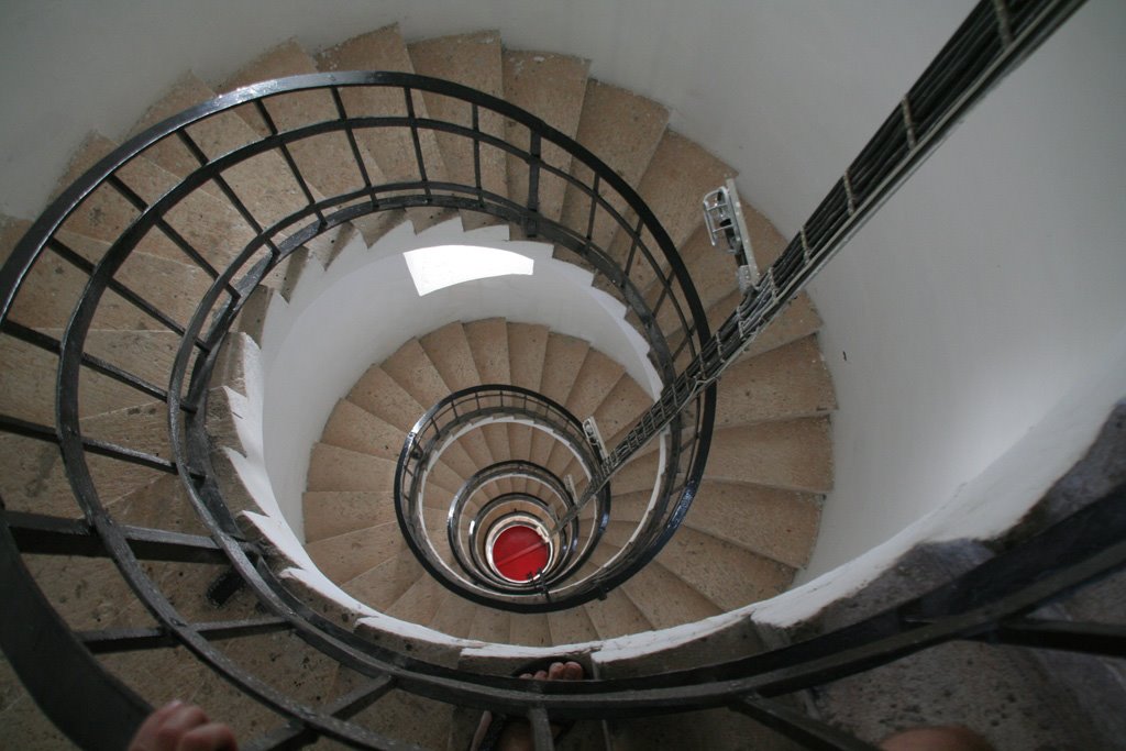 Dugi otok Veli Rat lighthouse stairs by mare69