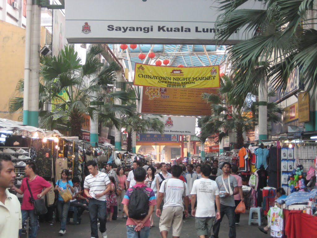 Chinatown night market of kuala lumpur by bentaallahdz