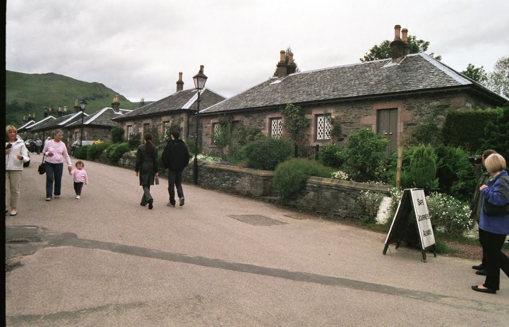 Buildings in Luss, Loch Lomond by MBagyinszky