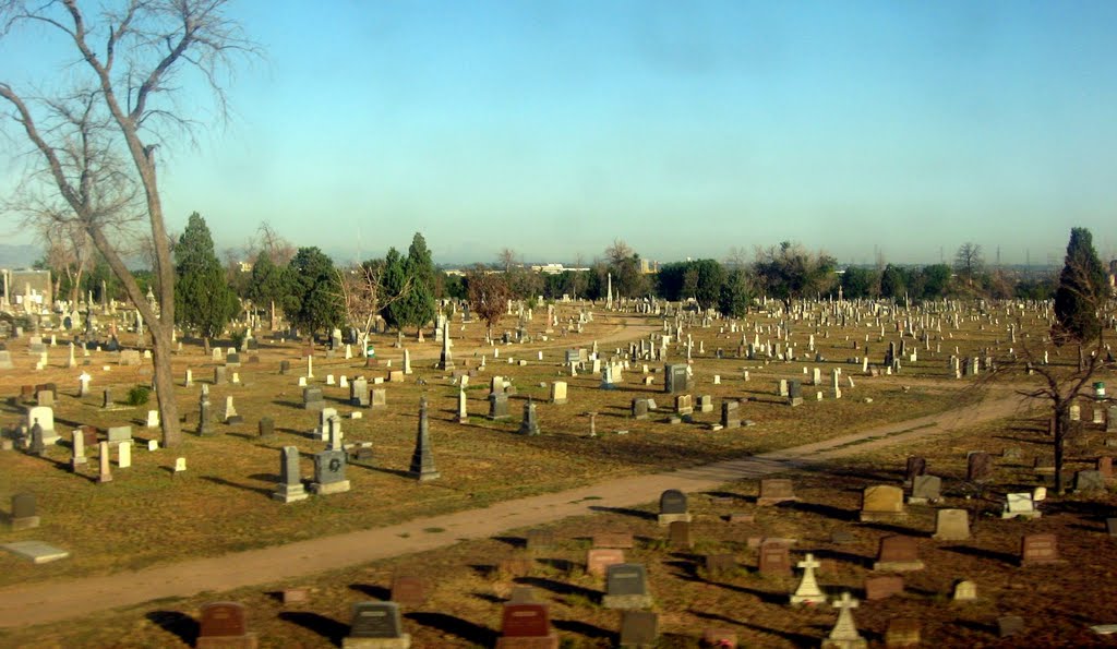 Riverside Cemetery, Commerce City. by slakingfool