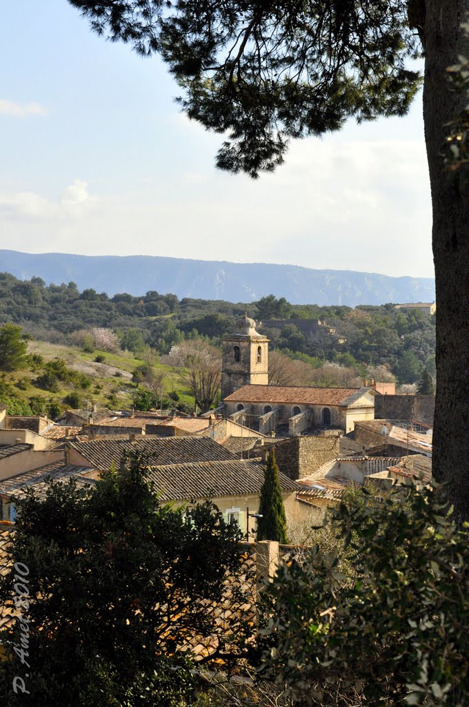 Lagnes, Monts du Vaucluse, Provence, Vaucluse, France. by © P. Amet