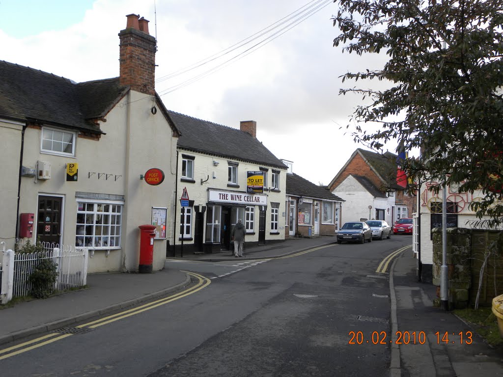 Gnosall High Street ,Post Office by A Crichton