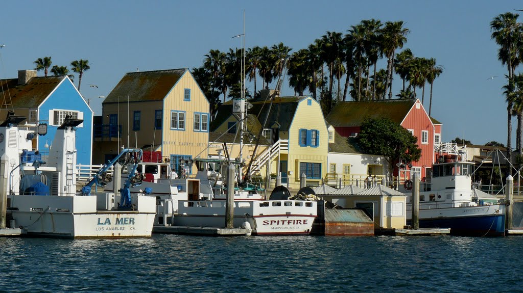 Fisherman's Wharf in Marina del Rey by Tereska