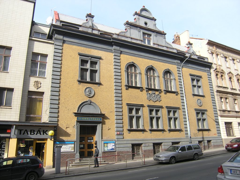 Praha - Žižkov, old Sports Hall, built 1898 by krimauer