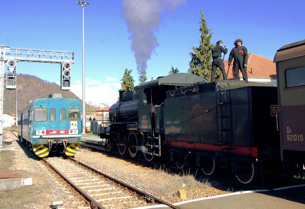 Breve sosta per rifornimento alla stazione di Romagnano Sesia 3 by Maurizio Piazzai