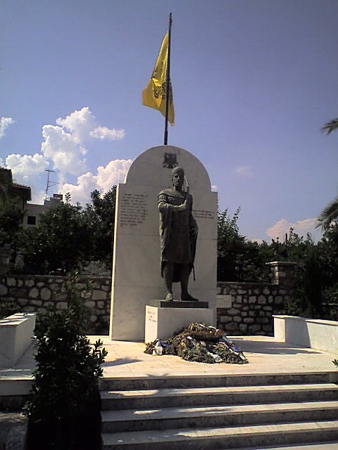 Statue of Constantinos Palaiologos by demonomos