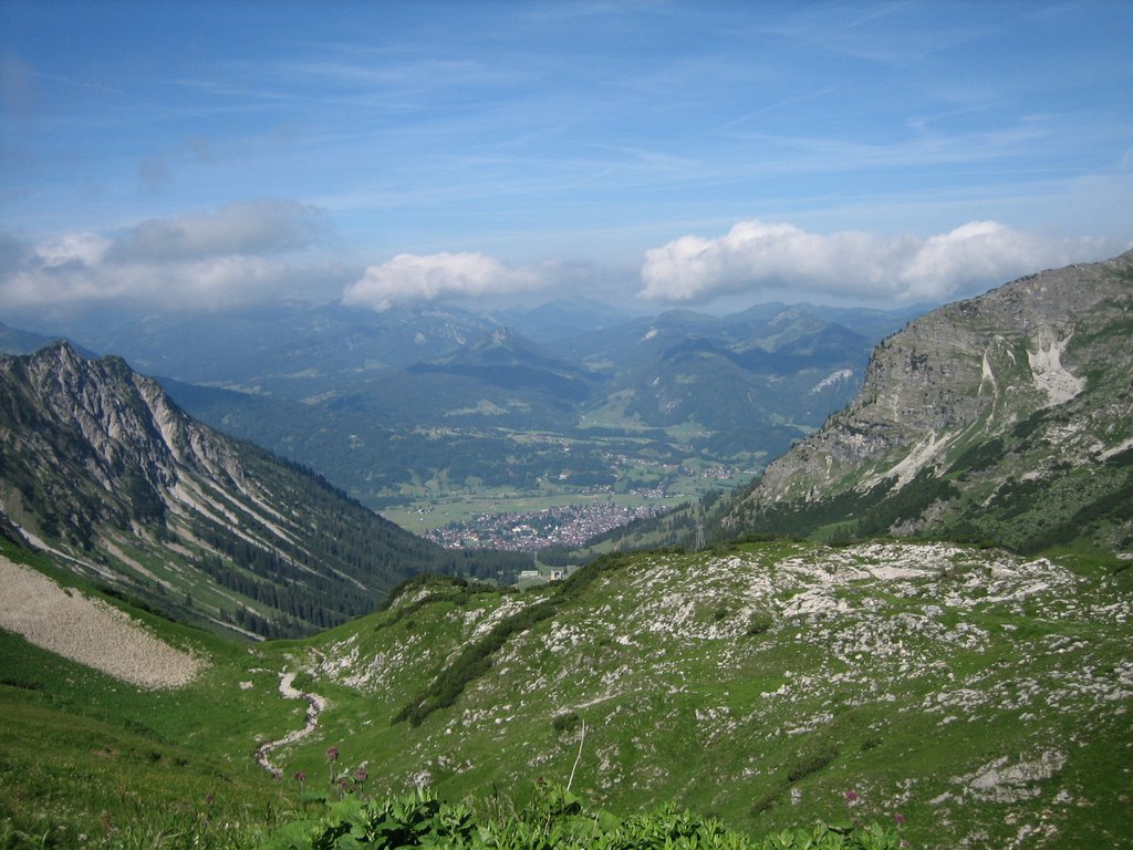 Oberstdorf vom Edmund-Probst-Haus aus by DScho