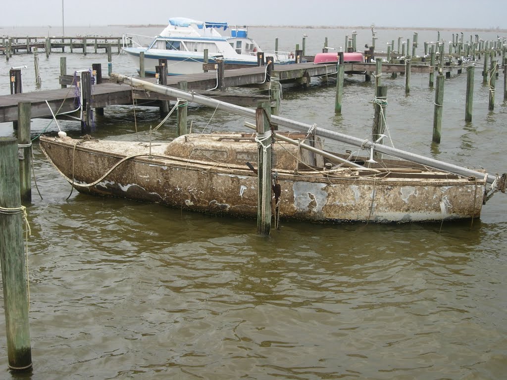 Sunken Sailboat by RamblingMike