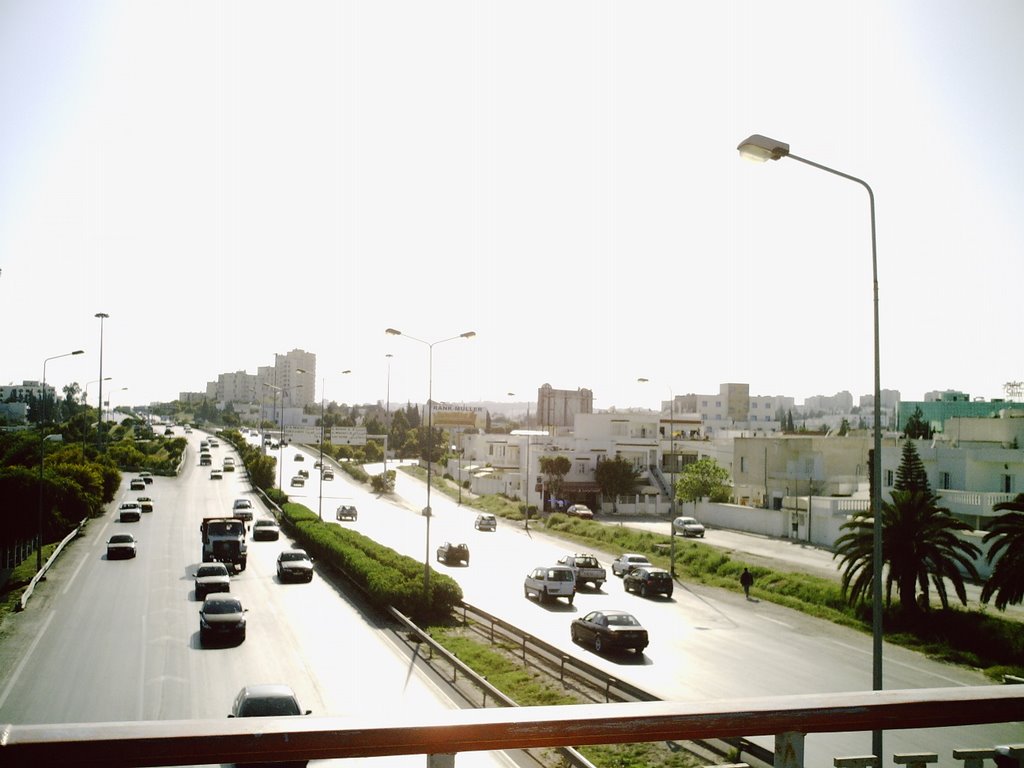 Highay between Ariana and Tunis,El Manzah ,المنزه الطريق السيارة بين أريانة و تونس by Souhaib Zammel