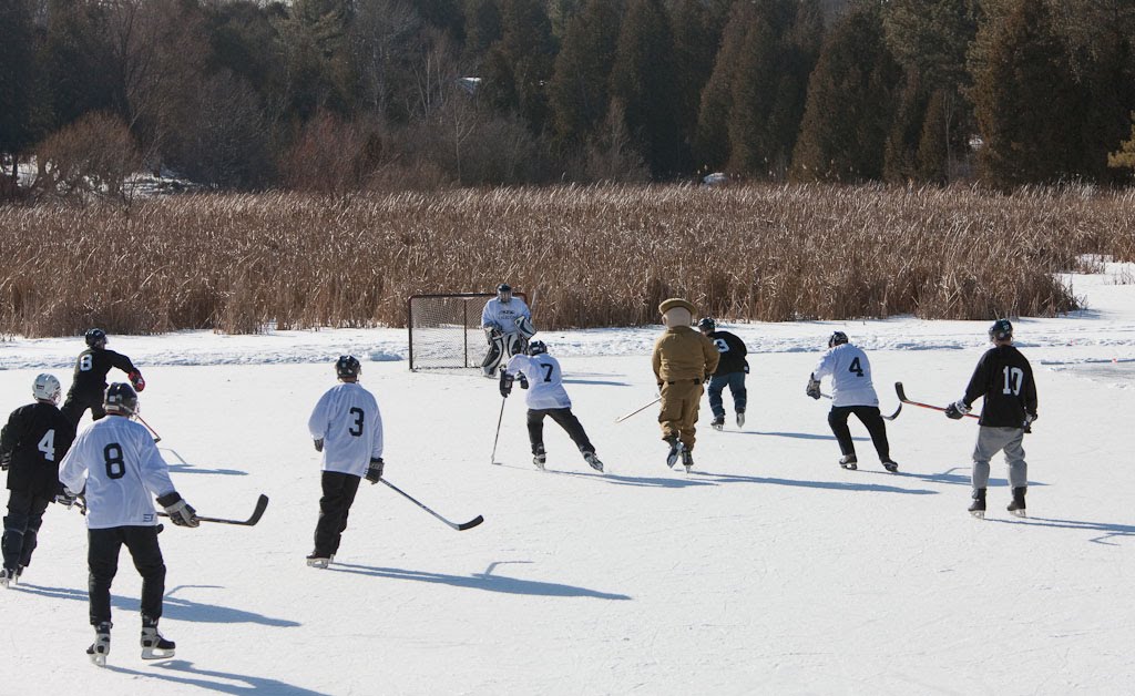 Alton Mill pond hockey by JordanGrant