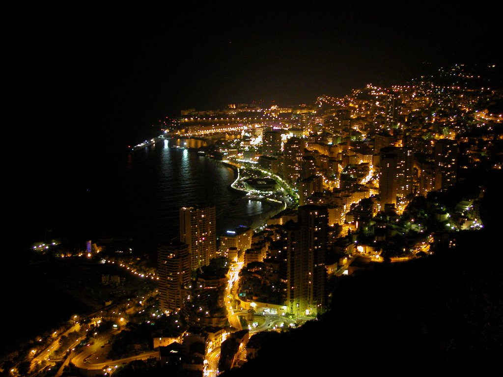 Monaco By Night by Remy Bertola