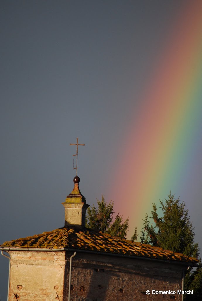 Arcobaleno sul Colombarone by Domenico Marchi