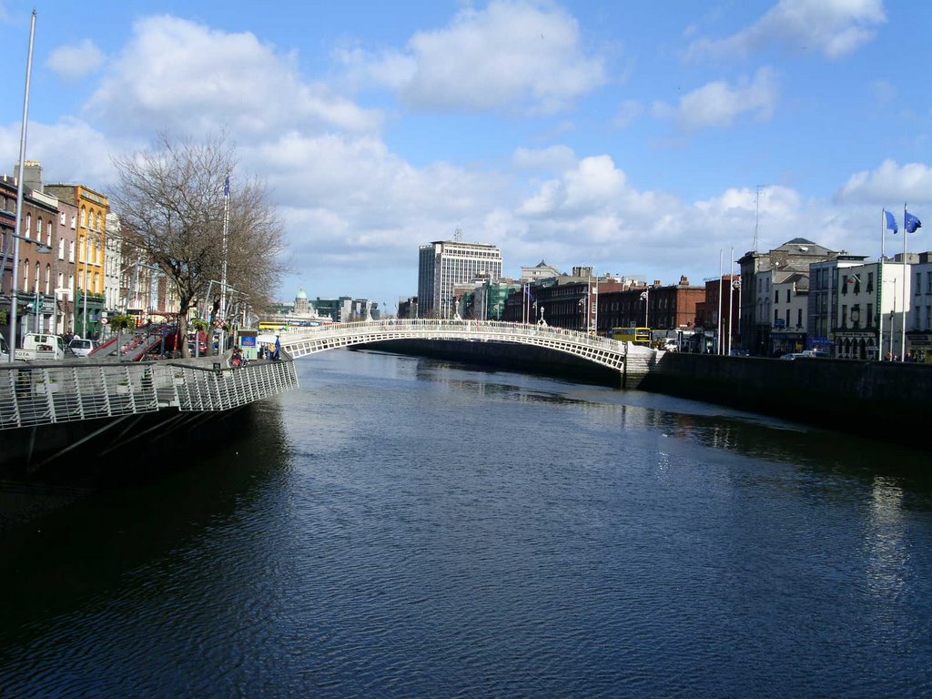 Half-penny-bridge - Dublin by Achiel Jacobs