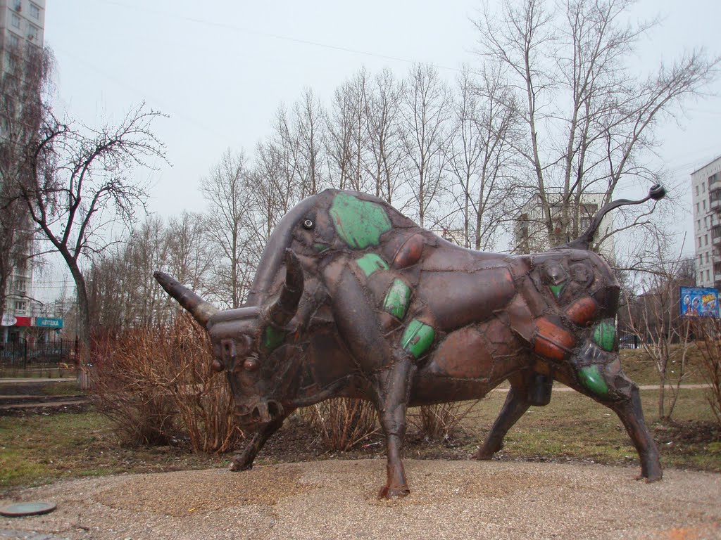 Monument of Zodiac sign "Taurus" by IPAAT