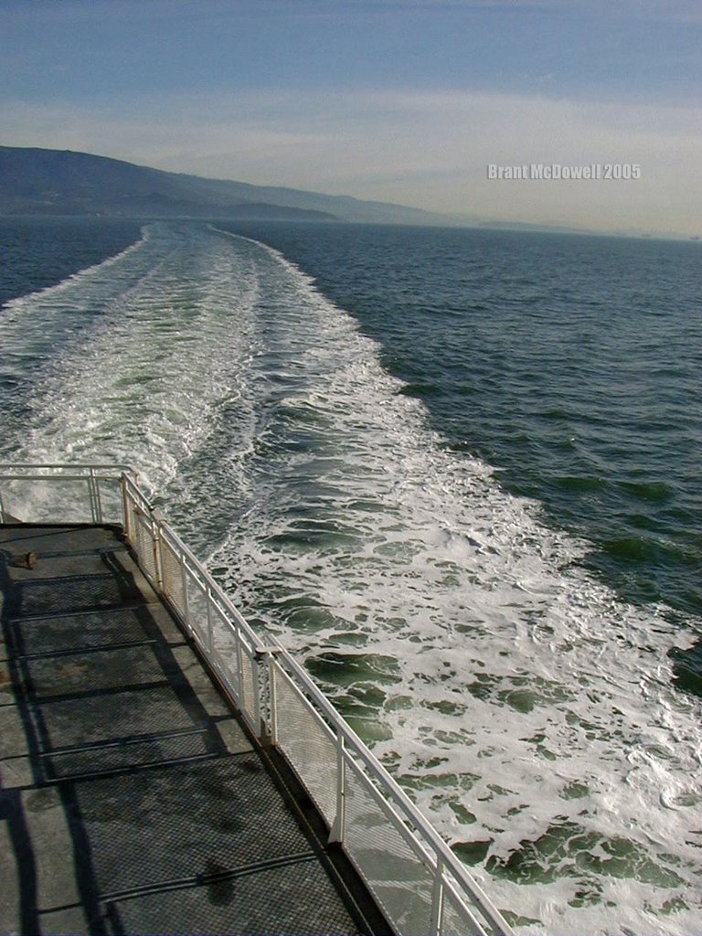 BC Ferry: crossing Georgia Straight by Brant