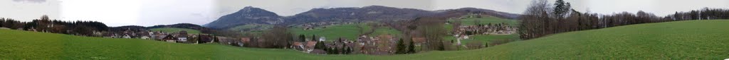 Panorama der Gemeinde Hubersdorf by TheRivo