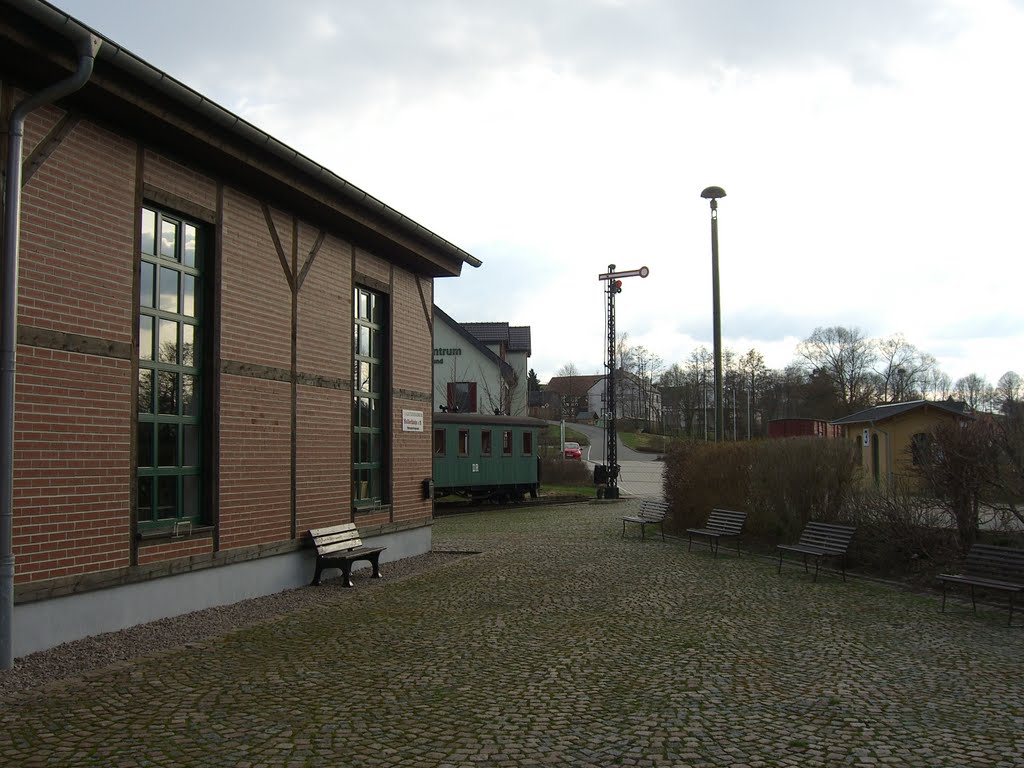 Lokschuppen - Museumsgelände by Schmalspur Sa.