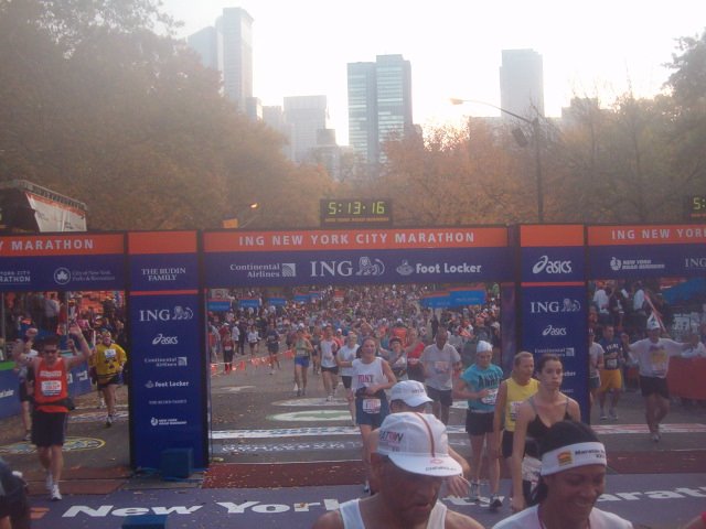 NYC marathon finish line (5 hours later) by acchacker