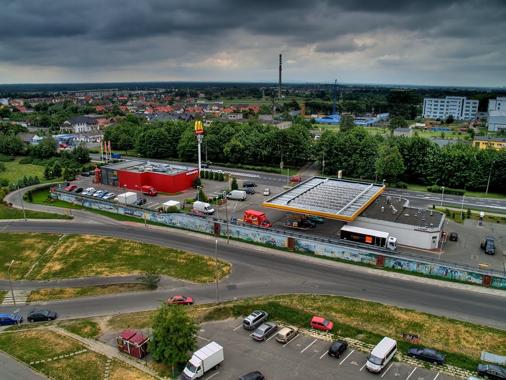 Opole - The view to the south by M R F