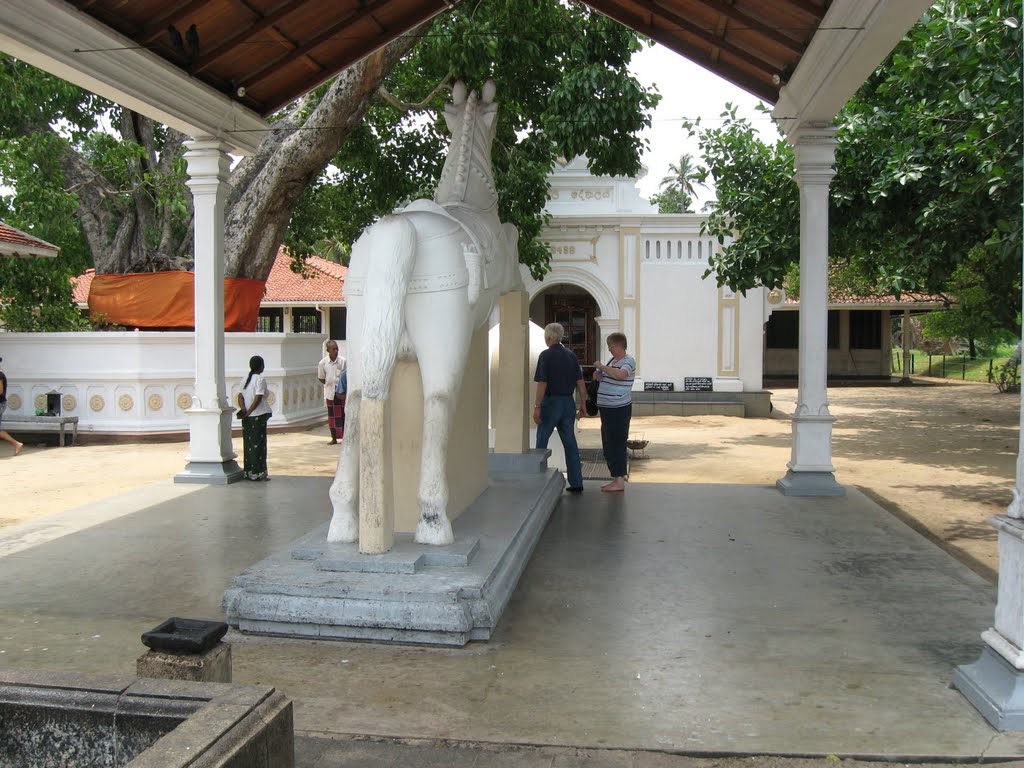 Madampe - shrine with white horse by JHBoerman