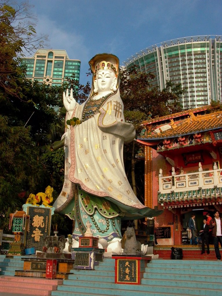 Kwanyin Statue in Repulse Bay by Tung C Li(李冬祥)