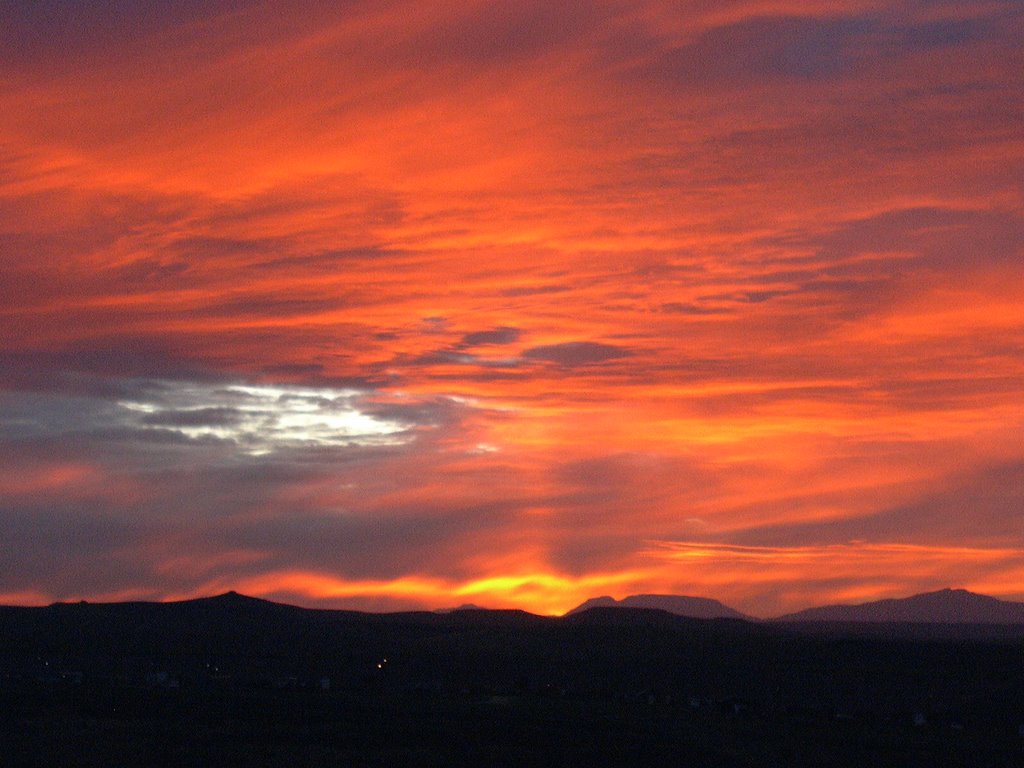 Sunset From Jakkalskop by Louw de Villiers