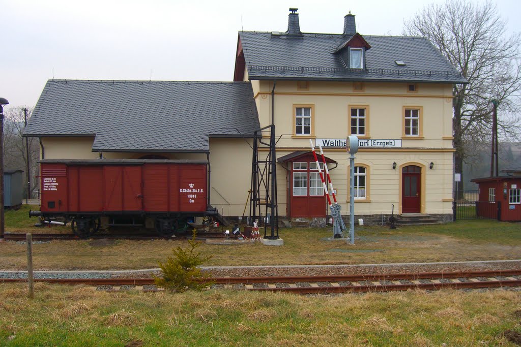 Museumsbahnhof - ehem.-Abzweig nach Crottendorf by Schmalspur Sa.