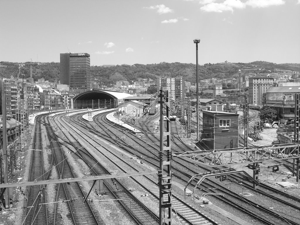 Estación de tren desde el puente de C/ San Francisco by Juanjo Soriano Garcí…