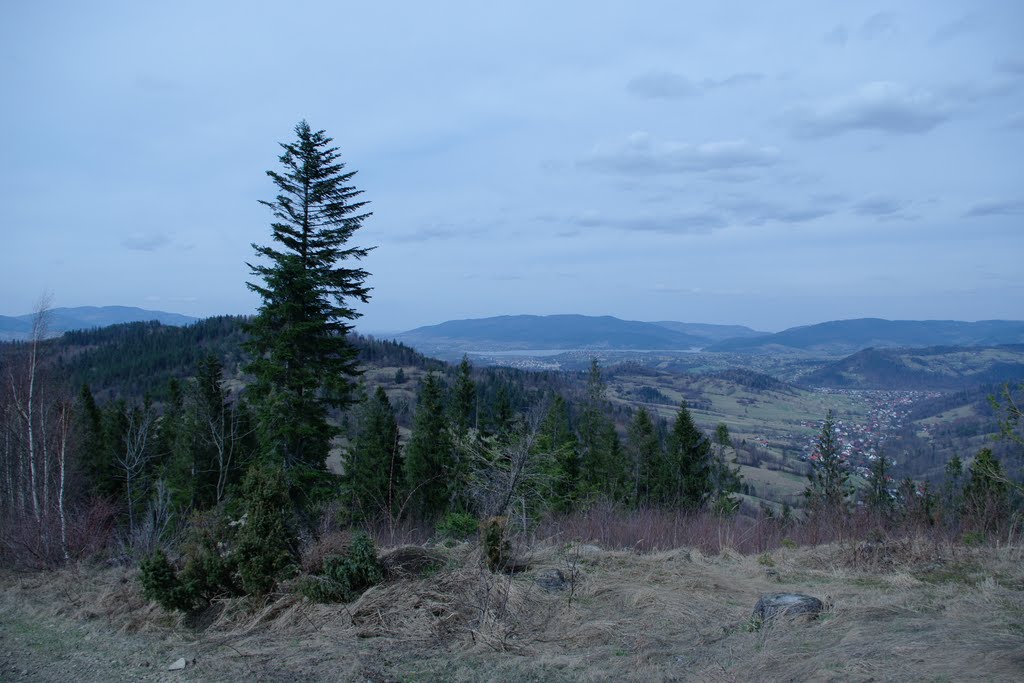 Beskid Żywiecki ze Ślęży by P. Pobóg - Zarzecki