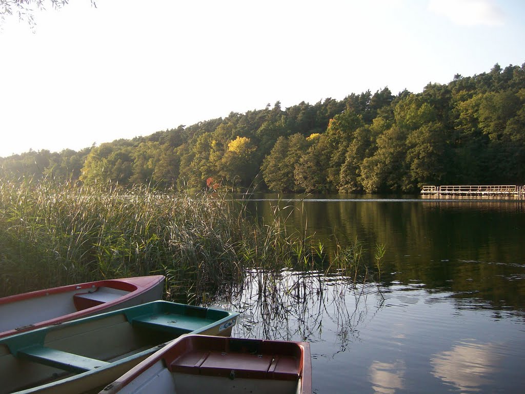 Boote am Ufer des Obersees by Klaus Brinkmann