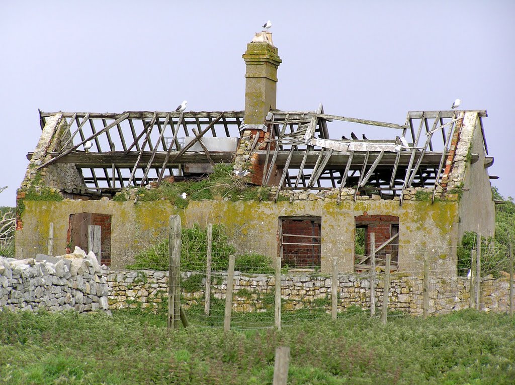 Cholera Hospital Ruins, Flat Holm Island, Bristol Channel by rusty44