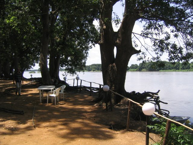 The Nile at Oasis Camp - Juba by Peter VG Kristiansen