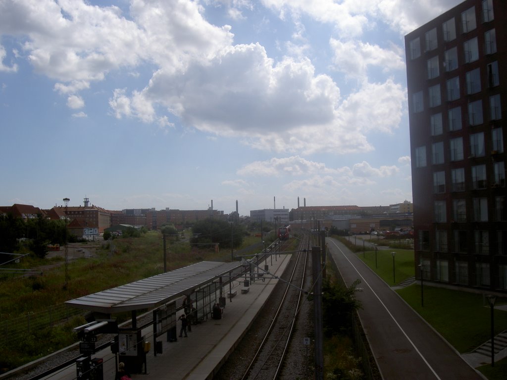 Bispebjerg Station - View mod Nørrebro by Jacob W