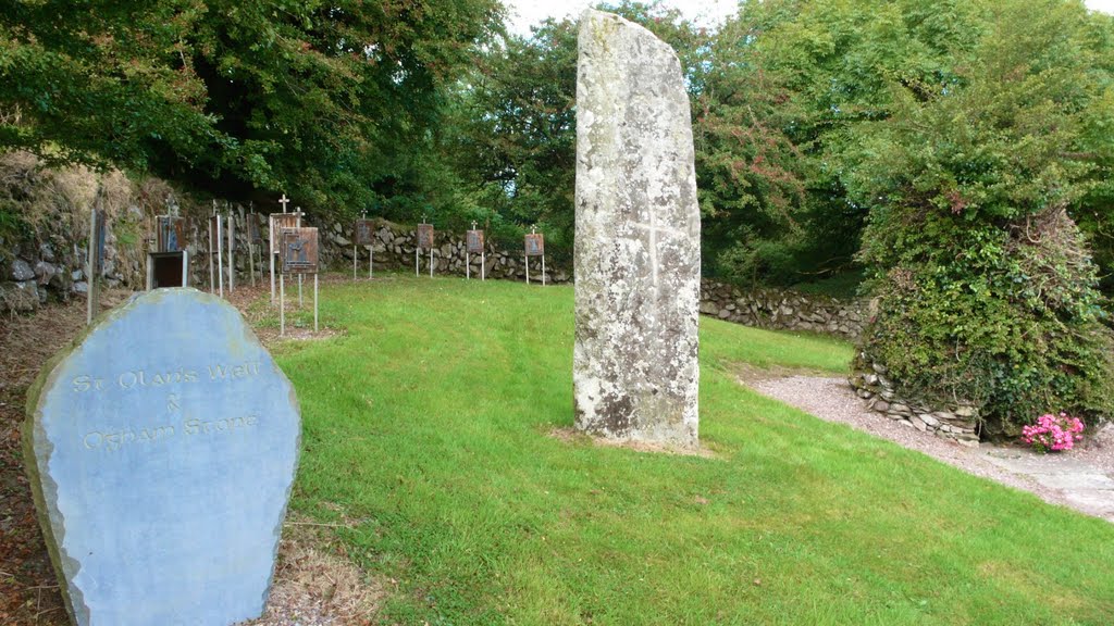 St. Olan's Well & Ogham Stone, Aghabullogue, Co. Cork, Ireland by Hansjan