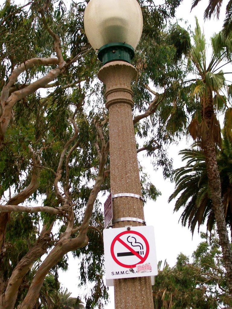 Santa Monica, No Smoking outside by Matthew Moghadasian