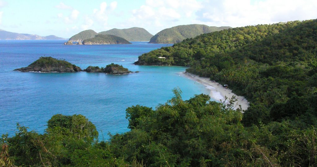 Trunk Bay Beach, St. John, USVI by Phil Comeau