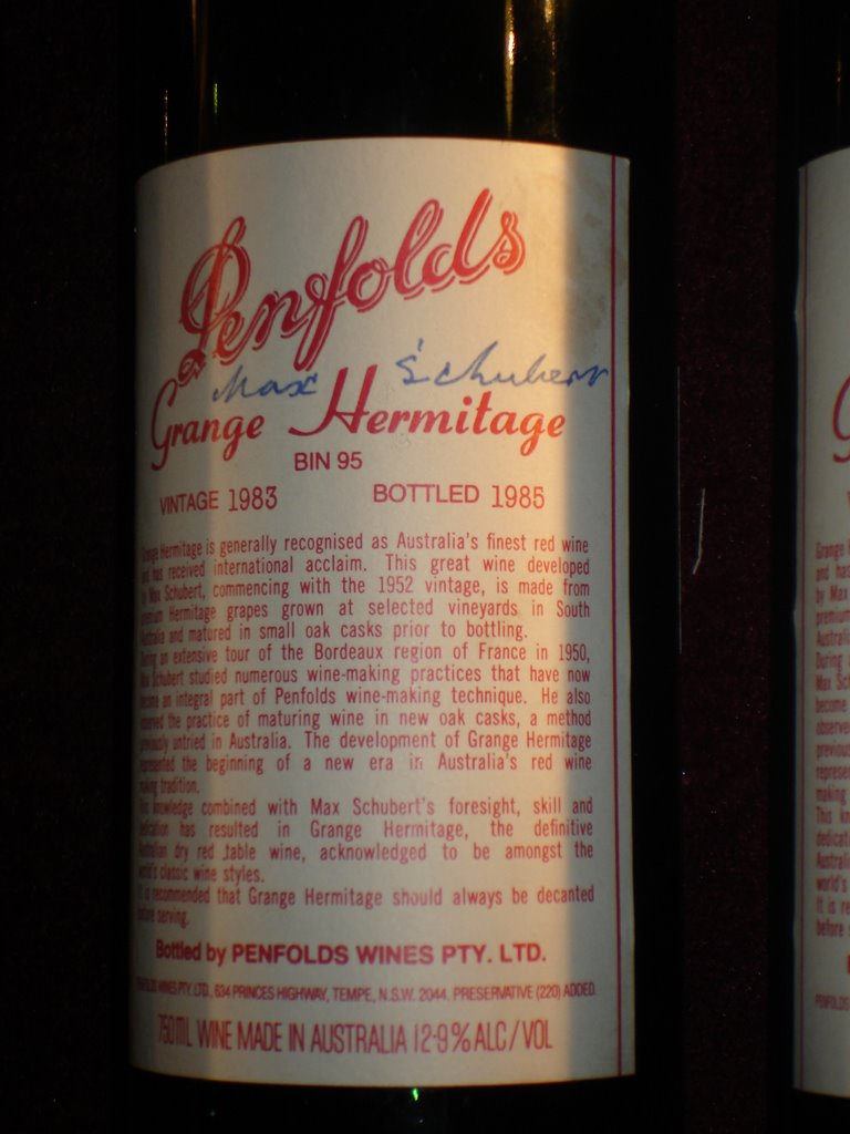 The Grange from Penfolds by PeterFisher