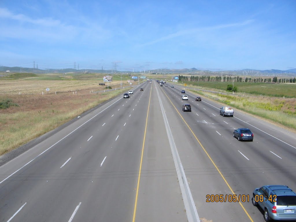 I-205 seen from Mountain House Parkway 5/1/05 by disappointed13