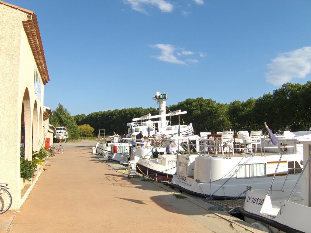 Argens-Minervois. Hafen. PK 151.5_2009-09-18 by Martin Dudle-Ammann