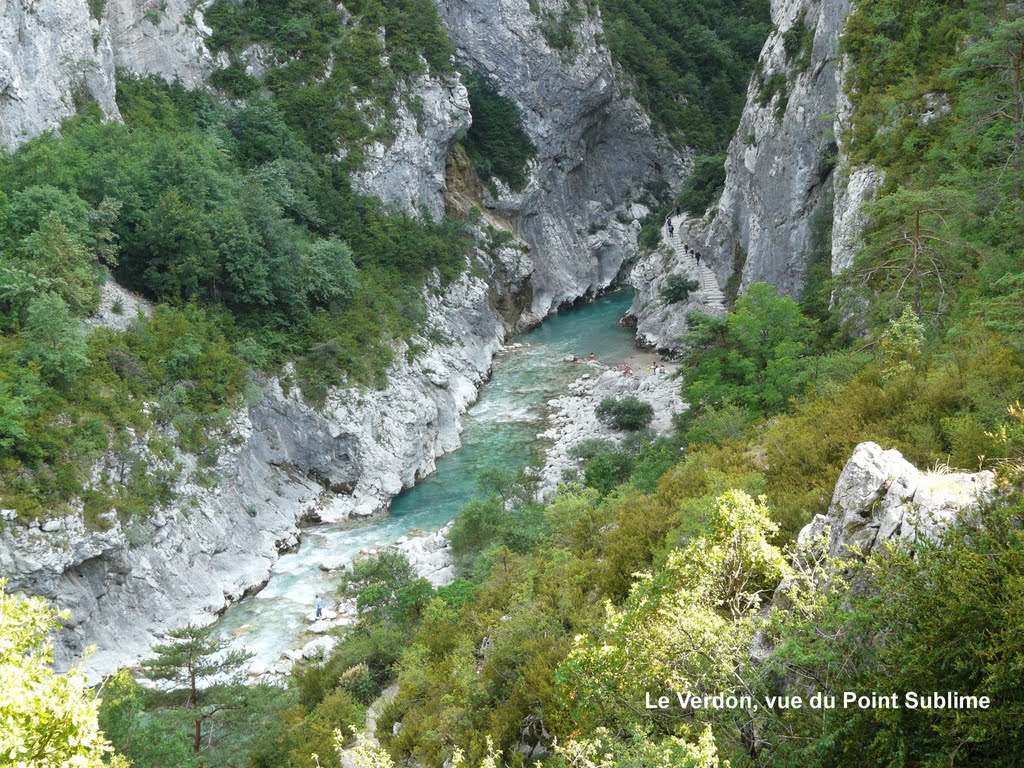 Le Verdon vers le Point Sublime by lorcas