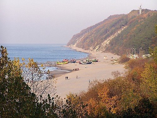 Miedzyzdoje - View to the Beach by Herbert Turley www.foto-antik.de