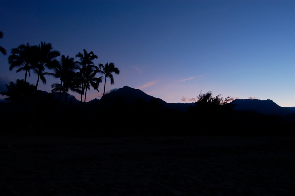 Hanalei Twilight by Cecil Sanders