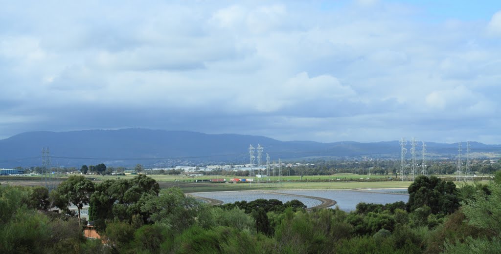 Corbanwarrabul Wetlands and View on Dandenong Mountains by ΅ PhotoKazia ΅