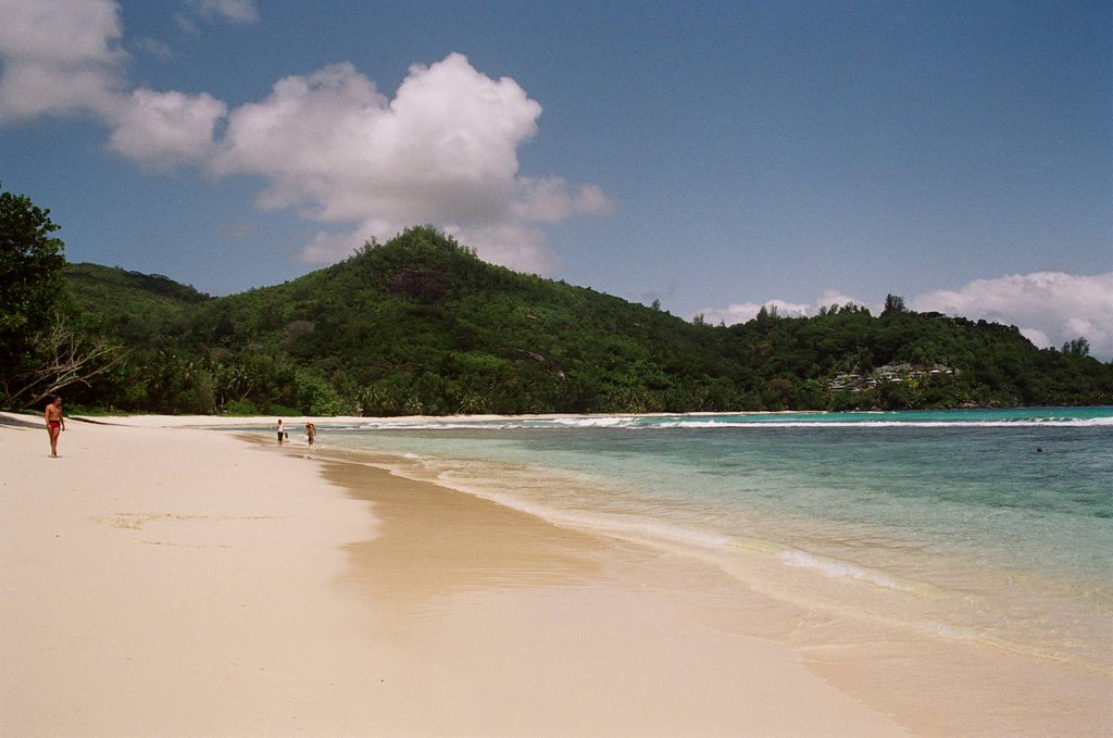 Takamaka Beach (looking south) - Seychelles by Evangelos Papanikola…