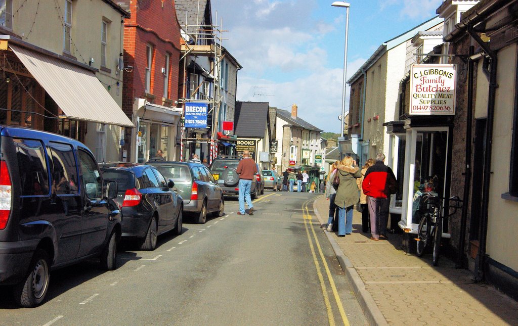 Hay-on-Wye street by Flett