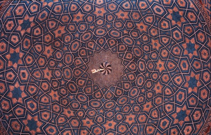 Yazd - Underside of dome by Haneef Tayob