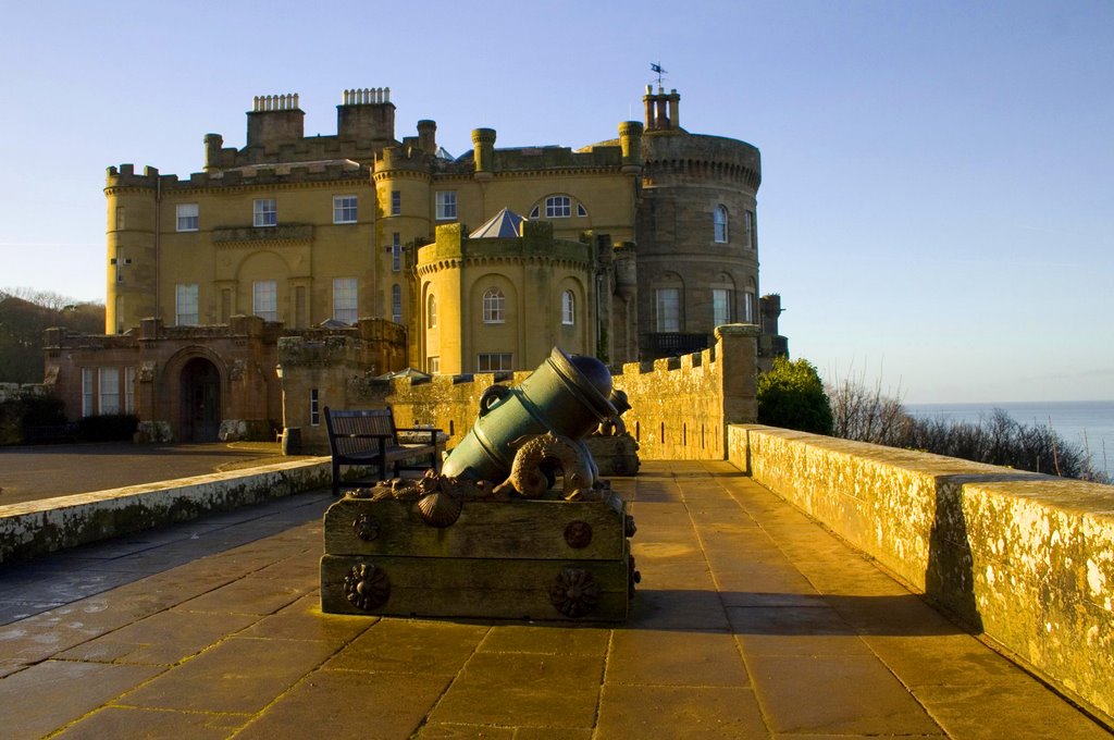 Sunrise over culzean castle Scotland by ayrshireman