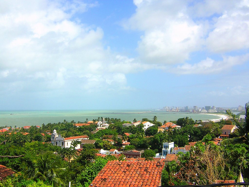 Bahia de Olinda, al fondo la ciudad de Recife by niani