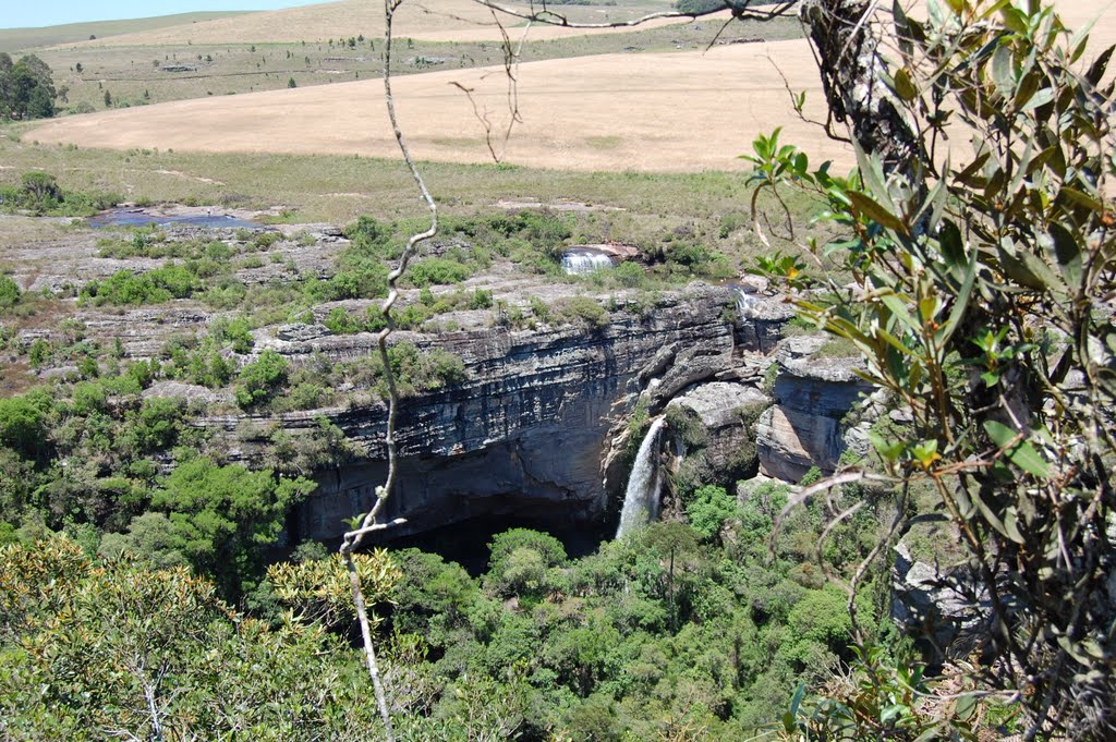 Rio São Jorge Cachoeira by Moacir P Cruz  de Guarapuava